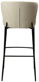 Krémovobiela barová stolička 105 cm Glam – DAN-FORM Denmark