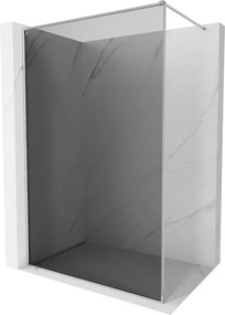 Mexen Kioto-F, sprchová zástena s rámom 100 x 202 cm, 8 mm šedé sklo, chrómový profil, 800-100-104-01-40