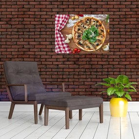 Sklenený obraz pizze (70x50 cm)