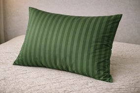 INTERMEDIC SK Obliečka na vankúš damašek zelená – hotelový prúžok 70x90 / 50x70 Veľkosť: 50x70 cm