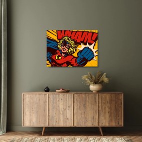 Sklenený obraz - Komix (70x50 cm)