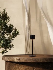 Vonkajšia stolová lampa Deck čierna