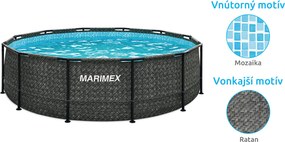 Marimex | Bazén Marimex Florida 3,66x0,99 m bez príslušenstva - motív RATAN | 10340213