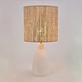 MARKET SET Portinatx L stolová lampa 77 cm, biela