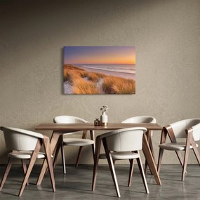 Obraz - Pláž pri západe slnka (90x60 cm)