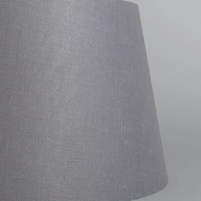 Tienidlo na lampu z ľanu sivé 35/30/18