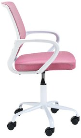 Kancelárska stolička FD-6 biela / ružová