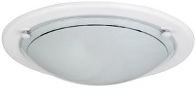 RABALUX Stropné / nástenné svietidlo UFO, 1xE27, 60W, 28,5cm, guľaté, biele