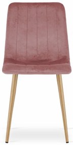Jedálenská stolička LAVA ružová