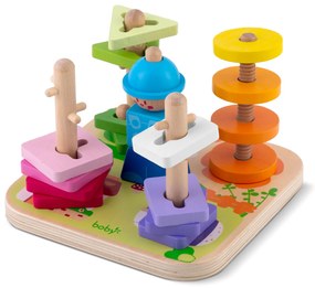 Drevená triediaca hračka - puzzle RK-866 Ricokids