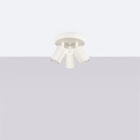 Sollux SL.1601 - Bodové svietidlo KARBON 3xGU10/10W/230V krémová