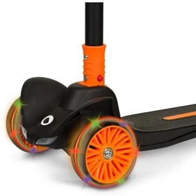 Lionelo - Detská kolobežka TIMMY 3xAA oranžová/čierna