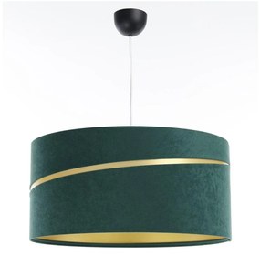 Luster na lanku SWING 1xE27/60W/230V zelená/zlatá