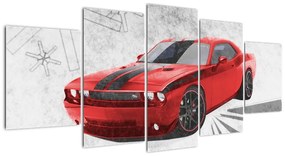 Dodge Challenger - obraz autá