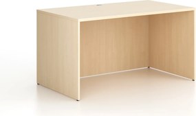 Kancelársky písací stôl FRAME, 140x80 cm, breza