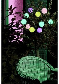 Grundig 14106 - LED solárny reťazec 2,4m, 10xLED, 1,2V 600mAh