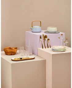 Modrá porcelánová kanvica na čaj 1 l Juna – Premier Housewares
