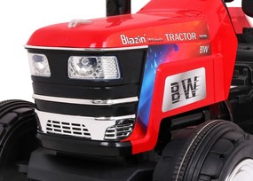 RAMIZ ELEKTRICKÝ TRAKTOR BLAIZN  ČERVENÝ - 2x35W - 12V/7Ah - 2024