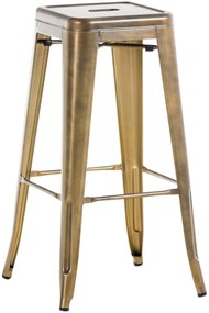 Kovová barová stolička Josh V2 - Zlatá