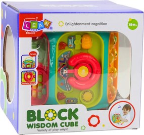 LEAN Toys Vzdelávacia interaktívna kocka multifunkčná 8v1