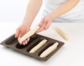 Forma na pečenie bagiet Lekue dierovaná mini