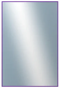 DANTIK - Zrkadlo v rámu, rozmer s rámom 80x160 cm z lišty Hliník modrá m. (7002242)