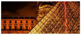 Obraz Louvre v Paríži (120x50 cm)