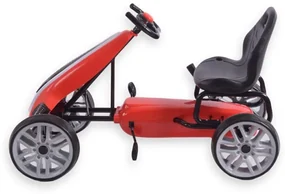 Šlapacia motokára POWER červená