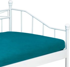Kovová posteľ 90 cm biela BED-1905 WT