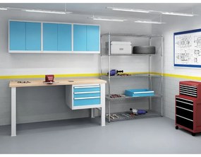 Chrómovaný regál s drôtenými policami, 900 x 900 x 450 mm