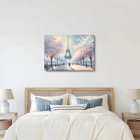 Obraz - Maľba z Paríža (70x50 cm)