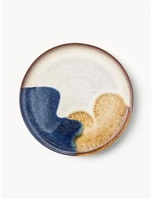Ručne vyrobený plytký tanier's farebným gradientom Jules, 2 ks