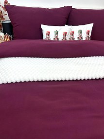 Mušelínové obliečky 140x200 vínové – 100 % bavlna, jemné, priedušné, luxusné, na zipsMušelínové obliečky 140x200 vínové – 100 % bavlna, jemné, priedušné, luxusné, na zips