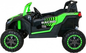 Ramiz Buggy ATV Racing pre 2 deti Zelená + pohon 4x4 + diaľkové ovládanie + pomalý štart + MP3 LED