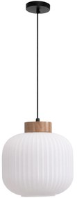 Toolight Toolight, závesné svietidlo sklenené E27 APP1068-CP, biela, OSW-04401