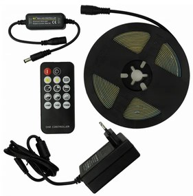 ECOLIGHT COB LED pásik 35W - 24V - 320 - 5M - 6000k - studená farba + diaľkový ovládač