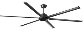 FARO 34207 - Stropný ventilátor ROTTERDAM XXL čierna pr.250 cm + diaľkové ovládanie