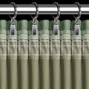 ZATEMŇOVACÍ ZÁVES NA PÁSKE ROSA 140X270 CM OLIVOVÁ