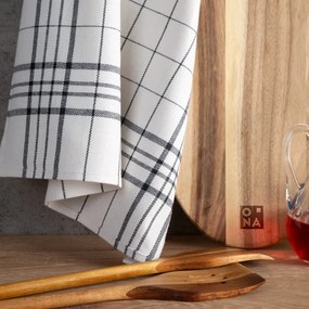 Sada kuchynských utierok CHECK oceľová