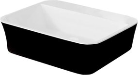 Besco Umývadlo na dosku z liateho mramoru Assos S-Line BW UM D 51x41x15 cm, bez otvoru pre batériu