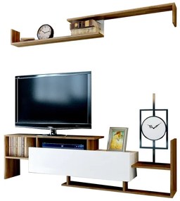 Obývacia stena DREAM hnedá/biela