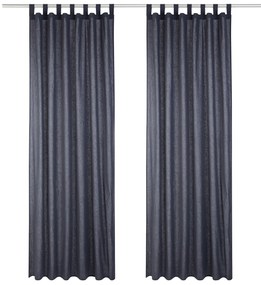 Livarno home Závesy, 135 x 240 cm, 2 kusy (antracitová)  (100389387)