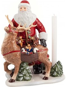 Christmas Toys Memory svietnik Santa so sobom, 30 cm, Villeroy & Boch