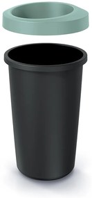 Odpadkový kôš kompaktný svetlozelený/čierny