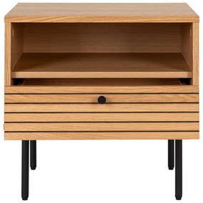 Odkladací stolík s doskou v dubovom dekore 40x50 cm Kyoto – House Nordic