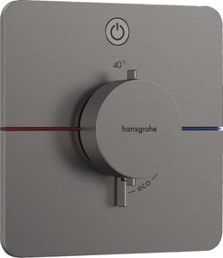 Hansgrohe ShowerSelect Comfort Q, termostat pod omietku pre 1 spotrebič, kartáčovaný čierny chróm, HAN-15581340