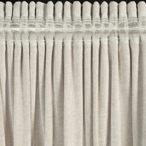 ZÁVES NA PÁSKE NILO 140X270 CM BÉŽOVÁ