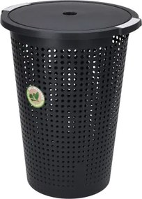 Kôš na prádlo 35 l, čierny%