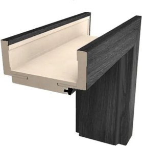 Obložková zárubňa DRE 70 cm, výška 210 pre hrúbku steny 14-16 cm pravá O4JA70P210