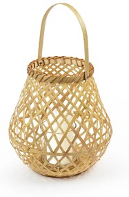 Bambusový lampáš Compactor Bamboo Lantern, ⌀ 25 cm